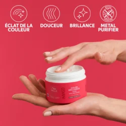 Masque Color Brilliance Cheveux Epais Invigo Wella 500ml 9 Masque Color Brilliance Cheveux Epais Invigo Wella 500ml -Beauté Naturelleac Magasin 111.322 2 26326.1693906685