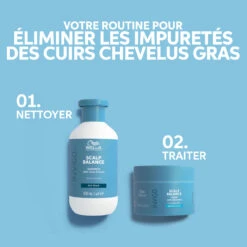 Shampoing Purifiant Pour Cheveux Gras Scalp Balance Invigo Wella 1000ml -Beauté Naturelleac Magasin 118.11 6 55164.1693923267