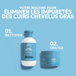 Shampoing Purifiant Pour Cheveux Gras Scalp Balance Invigo Wella 1000ml -Beauté Naturelleac Magasin 118.11 6 55164.1693923267