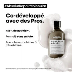 Shampooing Absolut Repair Molecular L'Oréal Professionnel 300 Ml -Beauté Naturelleac Magasin 300 absolut 1 88557.1694087727