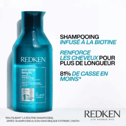 Shampooing Extreme Length Redken 300ml -Beauté Naturelleac Magasin 3474636920211 1 07825.1694782064