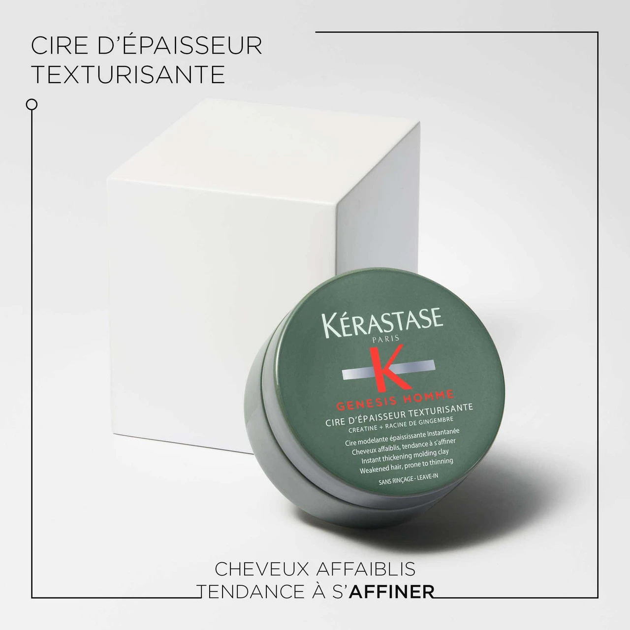 Cire Densifiante Texturisante Genesis Homme Kérastase 75ml 4 Cire Densifiante Texturisante Genesis Homme Kérastase 75ml – Image 2