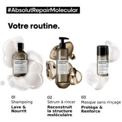 Sérum à Rincer Absolut Repair Molecular L'Oréal Professionnel 250 Ml -Beauté Naturelleac Magasin 3474637153489 3 55559.1696600163