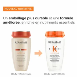 Bain Satin Riche Nutritive Kérastase 250ml -Beauté Naturelleac Magasin 3474637154943 6 03357.1684847833