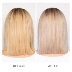 Shampooing Violet Blonde Perfecting Moroccanoil 200ml -Beauté Naturelleac Magasin Before After Shampooing Violet Blonde Perfecting Moroccanoil zoom 48582.1684846953