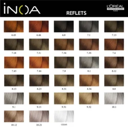 Coloration Inoa Reflets L'Oréal Professionnel -Beauté Naturelleac Magasin Nuancier INOA REFLET PAGE 2 90621.1684853913