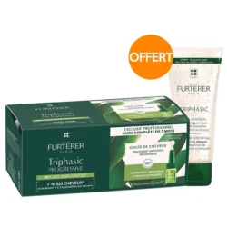 Sérum Antichute Triphasic Progressive René Furterer X16 -Beauté Naturelleac Magasin Triphasic 16x5 shamp 100ml offert 30402.1686147706