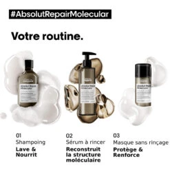 Shampooing Absolut Repair Molecular L'Oréal Professionnel 500 Ml -Beauté Naturelleac Magasin molecular 1 25564.1694081532.1280.1280 68640.1694081968