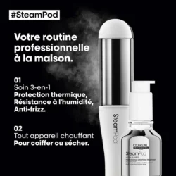 Pack Steampod 4 + Soin Lissant 3 En 1 50 Ml -Beauté Naturelleac Magasin steampod 4 serum lissant 24716.1694510551